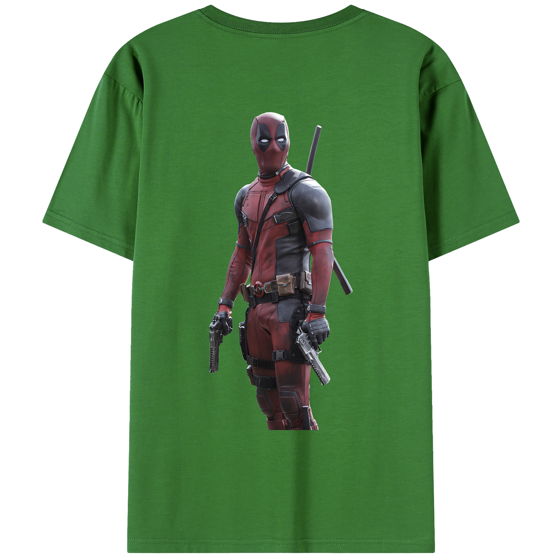 （画像用） Deadpool デッドプール レディース半袖Tシャツ(バックプリント)